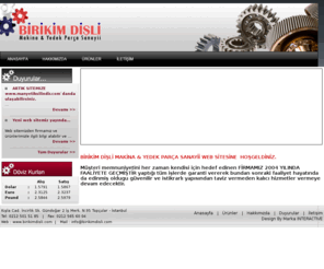 birikimdisli.com: Birikim Dişli Makina , Yedek Parça Sanayii
Birikim Dişli Makina , Yedek Parça Sanayii