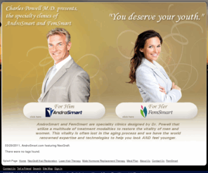 hairyouth.com: androsmart
Offering Neograft surgical hair restoration for balding men and women.  Also offering male hormone replacement for andropause, Low T, male menopause in the Dallas Fort Worth and  Southlake Las Colinas area in Texas