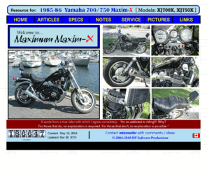 maxim-x.com: Maximum Maxim-X: Resource for 1985-86 Yamaha 700/750 Maxim-X (Models XJ700X and XJ750X)
Maximum Maxim-X: 1985-86 Yamaha 700/750 Maxim-X - All you ever wanted to know about the Maxim-X (Yamaha,750,700,Maxim,Maxim-X,XJ750X,XJ700X,XJ750,X700,1985,1986).