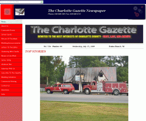 thecharlottegazette.com: Home
Oldest newspaper in Charlotte county Virginia covering local county events