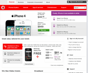 vodafone.co.nz: Broadband & home phone. Mobile phones & plans. Smart phones & data. Vodafone NZ
Sign up for broadband and home phone line. Buy the latest smart mobile phones. Pay your bill. All online at Vodafone NZ.