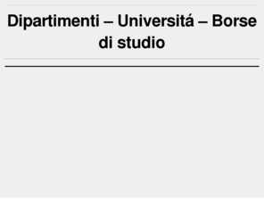 dpmunibo.org: Dipartimenti – Universitá – Borse di studio
