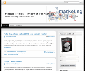 manuelhack.com: Internet Marketing - SEO - SEM - SMO » Manuel Hack - Internet Marketing
