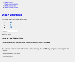 heidiarnold.com: Welcome Dixon
Dixon California