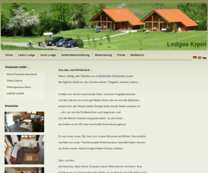 lodges-krpin.net: Welcome to the Krpin Lodges
Krpin Lodges - Ferienholzhäuser zum mieten !