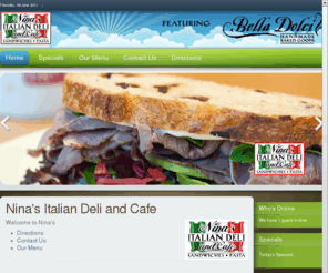 ninasdeli.com: Nina's Italian Deli and Cafe - Nina's Italian Deli and Cafe
Nina's Italian Deli and Cafe in Bloomingdale, Illinois is the best Italian deli in the area.