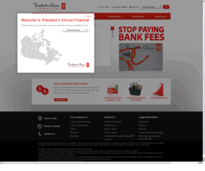 pcfinancial.ca: President's Choice Financial Home Page
With President’s Choice Financial® services, you’ll pay no daily banking fees, you can earn PC® points toward free groceries and get great rates. Bank online, by telephone and at over 3,800 President's Choice Financial and CIBC bank machines.