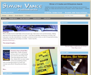 simonvanceaudio.com: Simon Vance
Multi-award winning audiobook narrator Simon Vance's Website:What books has Simon read? What book is he reading now? Coming events and a video blog