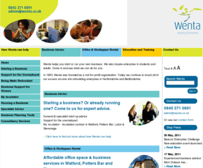 wenta.co.uk: Wenta provides business advice business centre premises and training in Herts and Beds
Wenta provides business advice business centre premises and training in Herts and Beds