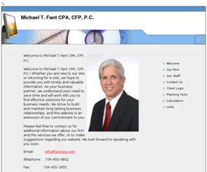 fantcpa.com: Michael T. Fant CPA, CFP, P.C.-
Accounting for small businesses