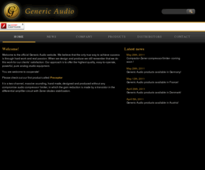 generic-audio.com: Generic Audio | Professional Audio Products
