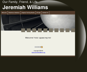 jeremiahandwyvonne.org: Jeremiah and Wyvonne Williams
Family Website for Jeremiah and Wyvonne Williams.