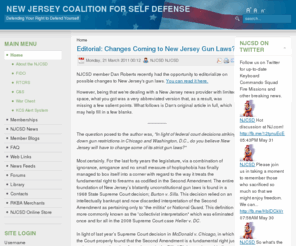 njcsd.org: Welcome to the NJCSD
NJCSD - Defending Your Right to Defend Yourself