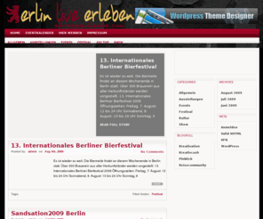 strassenfeste.com: strassenfeste.com - Berlin live erleben
Berichte und Informationen rund um Festivals, Ausstellungen, Konzerte, Open air, Messen, Kunst und Kultur