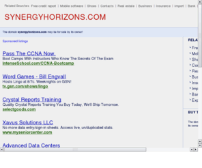 synergyhorizons.com: Synergy Horizons
synergy information