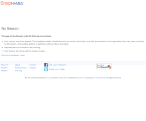 usedvibrator.com: SnapNames: Session Expired
