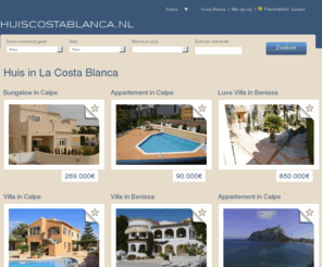 huiscostablanca.nl: Huis in La Costa Blanca
Inmocalpe - Unie van makelaars aan de Costa Blanca