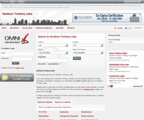 northern-territory-jobs.com: Northern Territory Jobs | Jobs In Northern Territory | Omni Job Boards
Leading job board for Northern Territory Jobs.  Member of the Omni Job Board Network.  1,000's of Jobs In Northern Territory. Apply online or register to receive the latest Northern Territory Jobs by email.