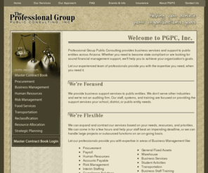 pgpc.org: PGPC: Home
Professional Group Public Consulting provides business services and support to public entities across Arizona.