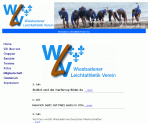 wiesbadenerlv.de: Wiesbadener Leichtathletik Verein
Sport und Spaß beim Wiesbadener Leichtathletik Verein