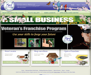 wildbirdcenters.com: Wild Bird Store | Bird Seed | Bird Feeders | Franchise Opportunities | Wild Bird Centers ®
Wild Bird Centers is a franchise operation that sells wild bird food, bird seed, bird feeders, bird baths and much more.  Come learn about franchise opportunities.