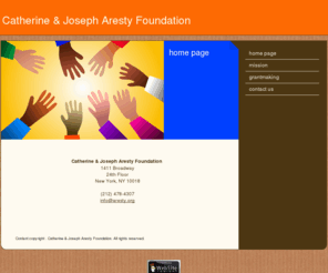 aresty.org: Catherine Joseph Aresty Foundation
Home Page