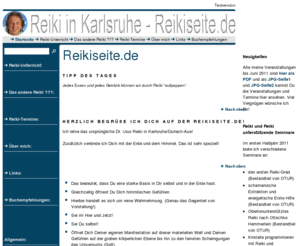 reikiseite.de: Reikiseite.de
Reikiseite für orginal Reiki-Anwender und Menschen, die sich informieren möchten.