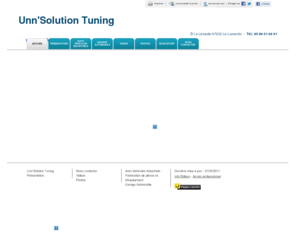 unnsolutiontunning.com: Auto Véhicules industriels - Unn'Solution Tuning à Le Lamentin
Unn'Solution Tuning - Auto Véhicules industriels situé à Le Lamentin vous accueille sur son site à Le Lamentin