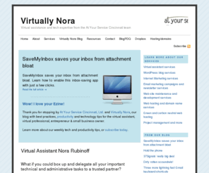 productiveva.net: At Your Service Cincinnati
Virtual assistant web site and blog