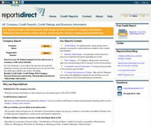 reports-direct.net: ReportsDirect UK Credit Reports
List of company credit reports