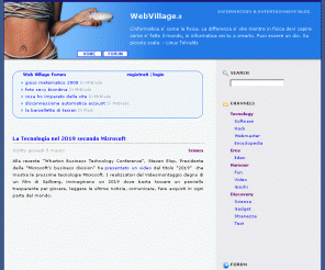 bladexperience.com: Web Village - Notizie divertenti e curiose
