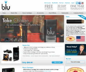 doitwithblue.com: Electronic Cigarette by blu E Cigarette -  Home
blu electronic cigarette looks and taste like a real cigarette. Make the switch to blu the smokeless e cigarette today. You can be smoke free with blu the most popular ecigarette.