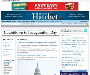 gwinauguration.com: Countdown to Inauguration Day - GW Hatchet
The GW Hatchet, a college media publication.