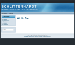 uws-consult.com: Startseite
Manfred Schlittenhardt - UWS-Consult - Unternehmensberatung - Wirtschaftsberatung
