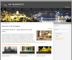 dansk-budapest.dk: Welcome to AIF Budapest
Welcome to AIF Budapest. Historical apartments with atmosphere in old Budapest. With bathrooms, kitchen from only 75 Euro per night