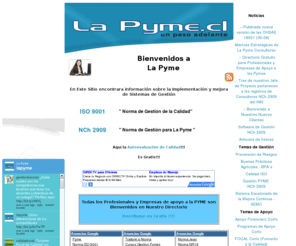 lapyme.cl: La Pyme Consultores
Requisitos Fundamentales para la gestión de las Pymes, etapas para la implementación del sistema de gestion integral Pyme