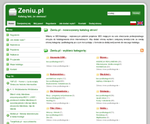 zeniu.pl: Czaderski Katalog Zeniu.pl
Zaczepisty katalog Zeniu.pl, spoko strony, spoko strona! Po prostu Zeniu.pl