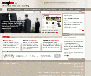 magicosoftware.com: eCommerce | Online Sales | Systems Integration
Leading ecommerce website design solutions and systems integration. Let Magico.ie increase your online sales and implement effective online marketing strategies, driving shoppers to your online store.