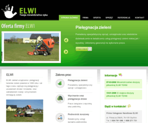 pielegnacjazieleni.info: Pielęgnacja zieleni - ELWI
ELWI zakład urządzania i pielęgnacji terenów zieleni - zajmuje się pielęgnacją i usuwaniem drzew i krzewów, oraz zakładaniem nowej i utrzymaniem istniejącej zieleni.