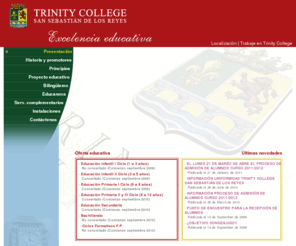 trinitycollegessreyes.es: Trinity College San Sebastián de los Reyes - Secciones
Excelencia educativa