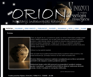 kalendarorion.com: Kalendar Orion
Orion kalendar