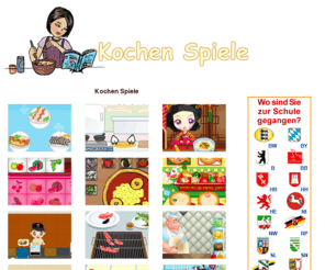 kochenspiele.net: Kochen Spiele
Kochen Spiele für Mädchen! Bereiten Sie leckere Speisen und Rezepte mit diesen Online Kochen Spiele, Spiele der Kellner und Speisen