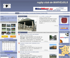 rugby-club-marvejolais.org: lozere rugby club de MARVEJOLS - Accueil
Site du club rugby club MARVEJOLAIS