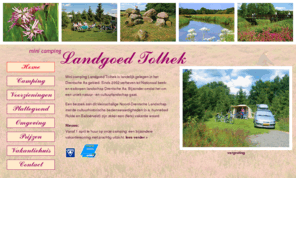 speulman.com: mini camping Landgoed Tolhek - kamperen te Drenthe - Anderen aan de Drentsche Aa
Mini camping Landgoed Tolhek. Rustiek en idyllisch gelegen te Anderen, Drenthe.