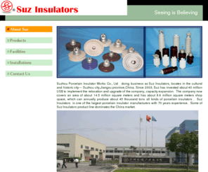 suz-insulators.com: About Suz - Suz Porcelain Insulators
Porcelain Insulators, Suzhou Porcelain Insulator