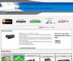 aceonbattery.co.uk: Aceon Batteries Consumer Division
