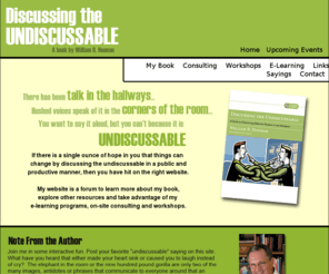 discussingtheundiscussable.com: Discussing The Undiscussable - by William R. Noonan
Discussing the Undiscussable. A book by William R. Noonan.