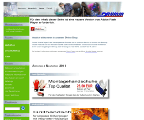 drumm-gmbh.info: Drumm WebShop | Schweißen, Druckluft, Industriebedarf
Drumm GmbH der Fachhandel für Schweißen ,  Schweißzubehör , Schweißgeräte, Schweißtechnik, Druckluft, Druckluftartikel ,Industrieartikel, Arbeitsschutz, Elektrowerkzeuge, mehr als 15000 Artikel