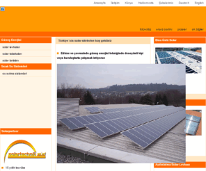 edirnesolar.com: Edirnesolar, Güneş Enerjisi
solar, güneş enerjisi