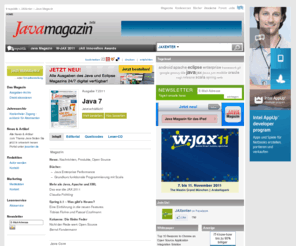 javamagazin.net: it republik - Jaxenter
Portal f.r Java(TM), Enterprise Architekturen, SOA